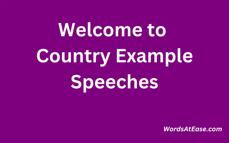 Welcome to Country Example Speeches