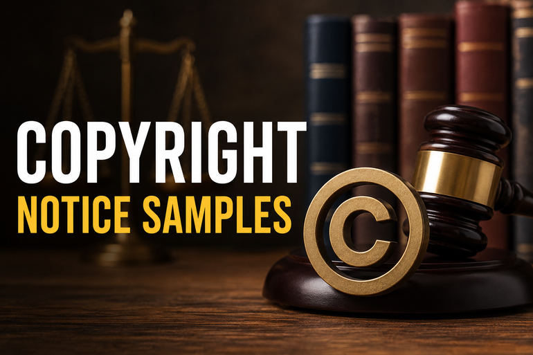 Copyright Notice Samples