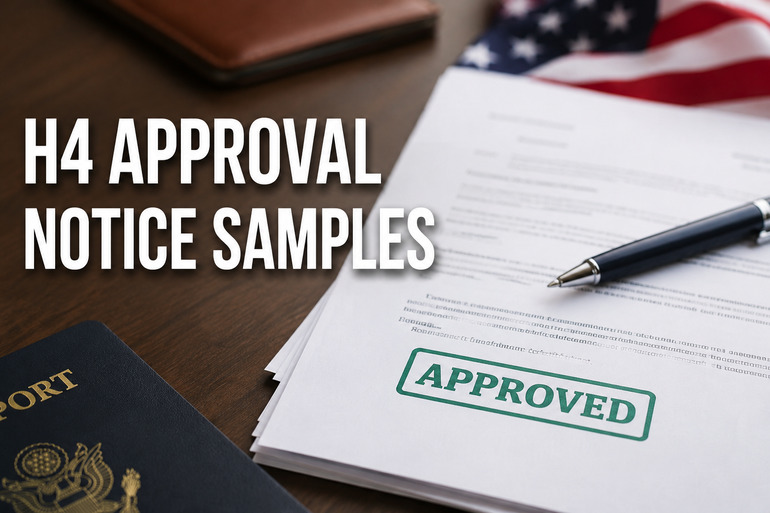 H4 Approval Notice Samples