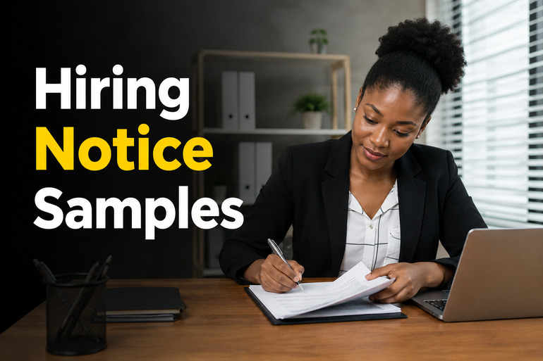 Hiring Notice Samples